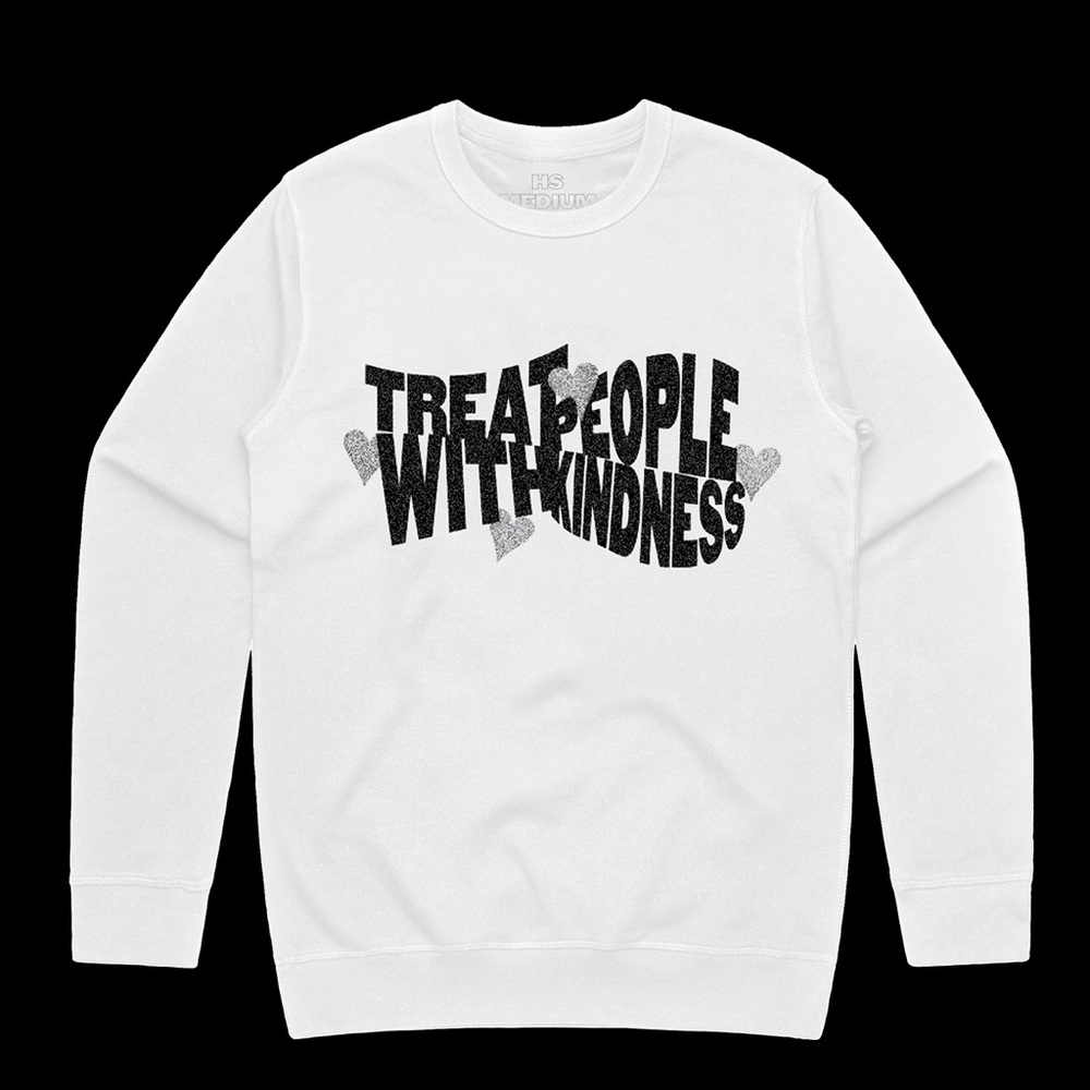 Harry Styles White TPWK Crewneck Sweatshirt